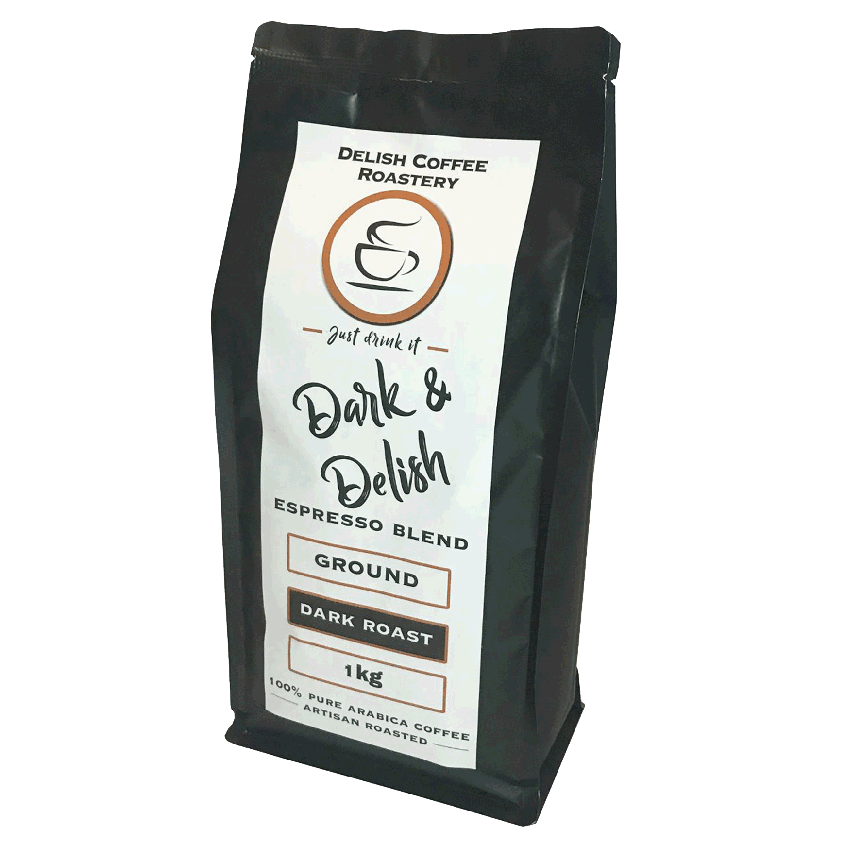Dark & Delish Dark Roast Coffee Blend Delish Coffee Roastery